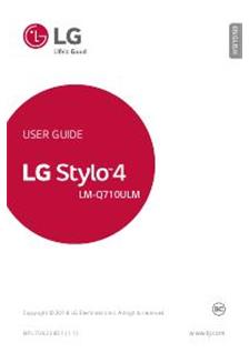 LG Stylo 4 manual. Camera Instructions.